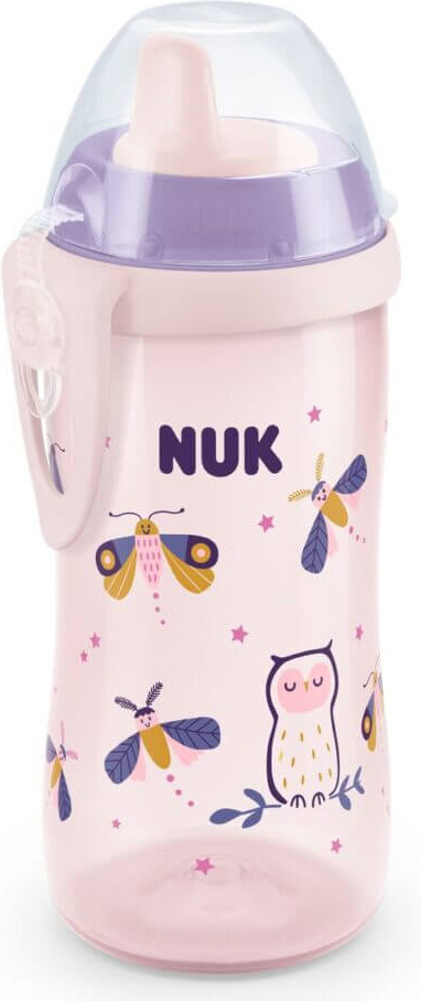 Nuk Kiddy Cup Night 12m+ Pink 300ml